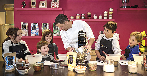 cite chocolat groupe enfants