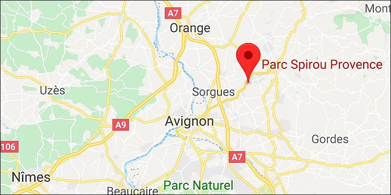 Le Parc Spirou Provence - plan -Vaucluse 84
