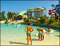 sortie famille au Parc aquatique Wave Island