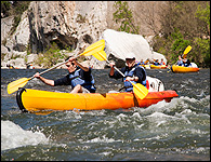 base gorge ardeche canoe