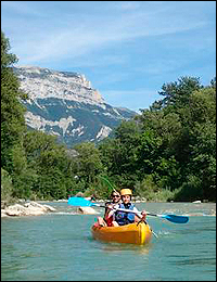 Drome Aventure scolaire canoe