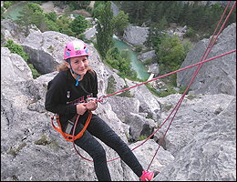 Drome Aventure scolaire escalade