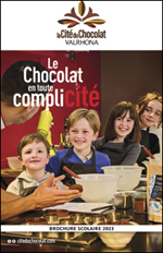 Brochure scolaire  de la Cité du Chocolat 