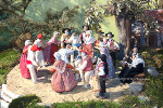 village miniature grignan danseurs