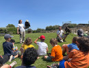 parc la barben demonstration oiseaux