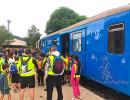 train ardeche sortie groupe velo